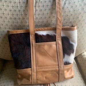 CANOE leather shoulder bag